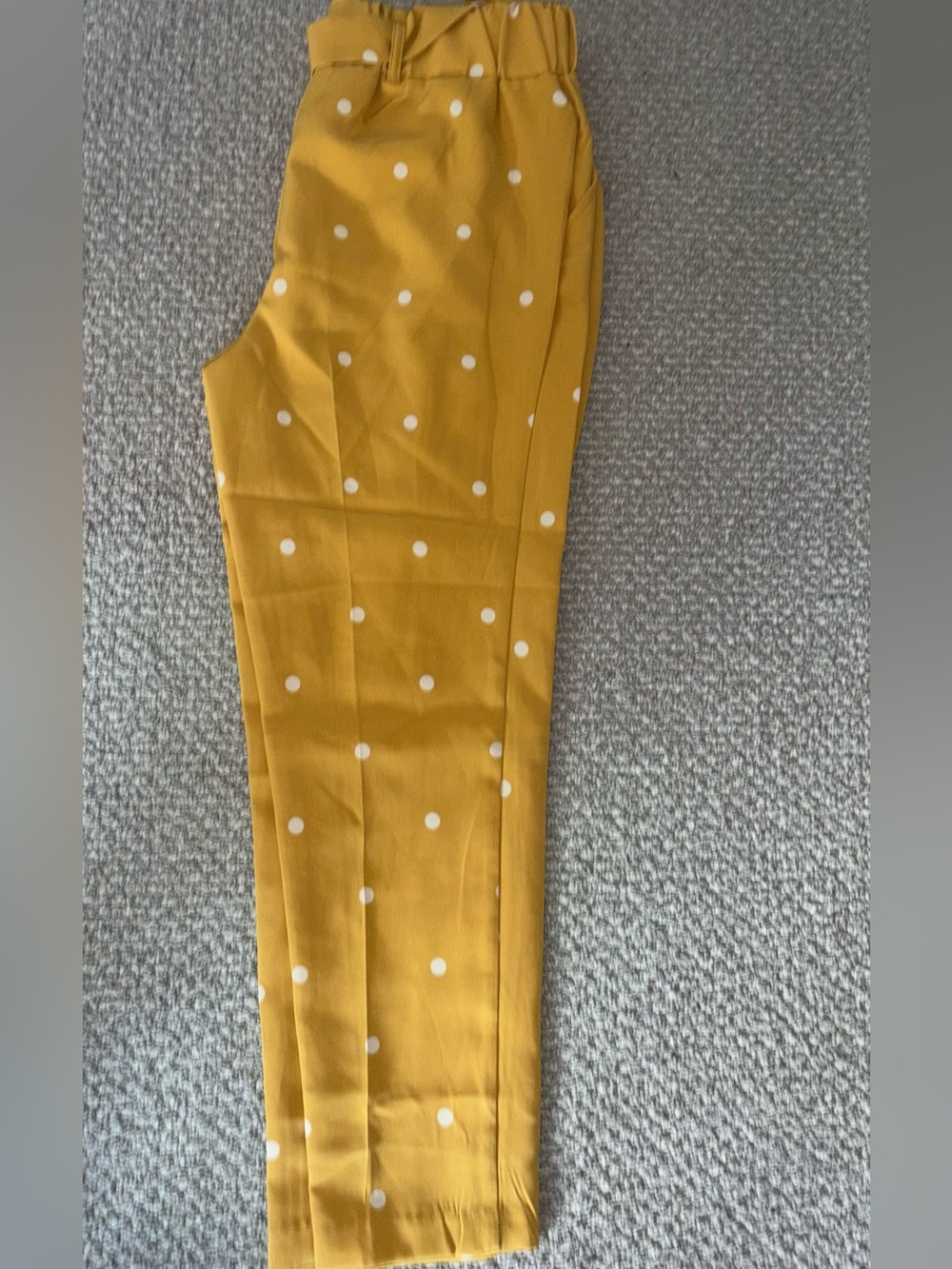Yellow Polka Dot Trousers